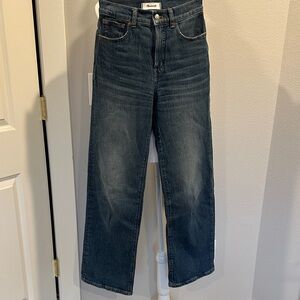 Madewell Women's Dark Blue Flare Jeans